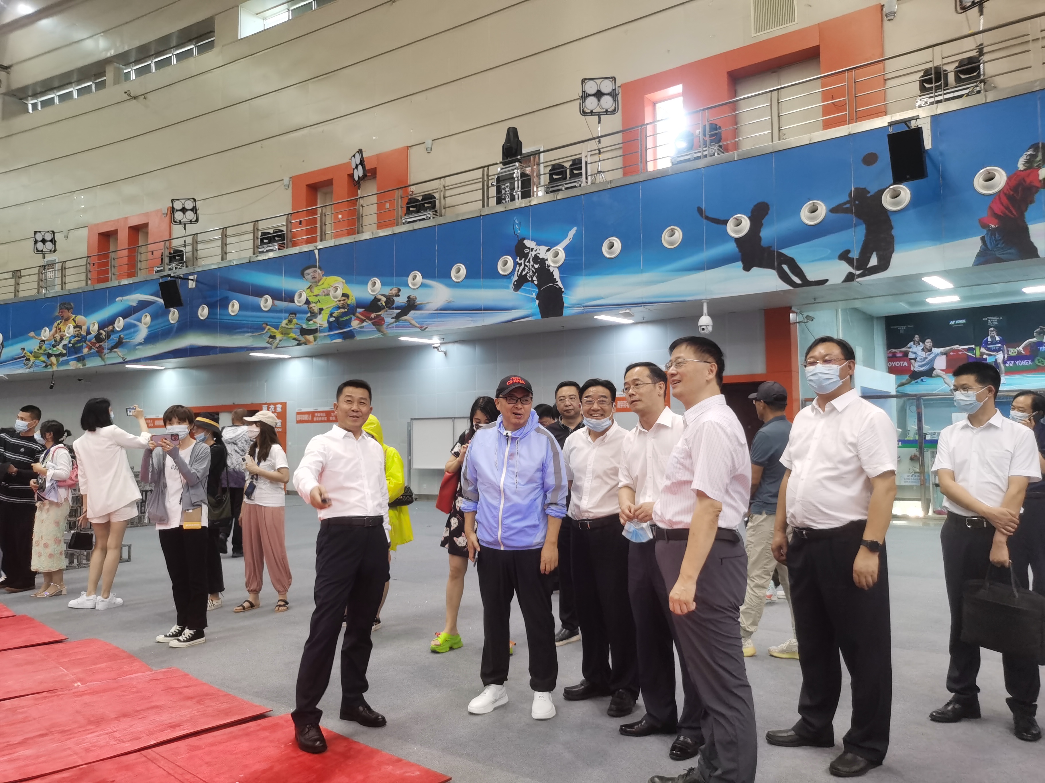 市領(lǐng)導(dǎo)檢查第36屆大眾電影百花獎(jiǎng)?lì)C獎(jiǎng)典禮暨紅毯儀式、閉幕式綜合演練工作