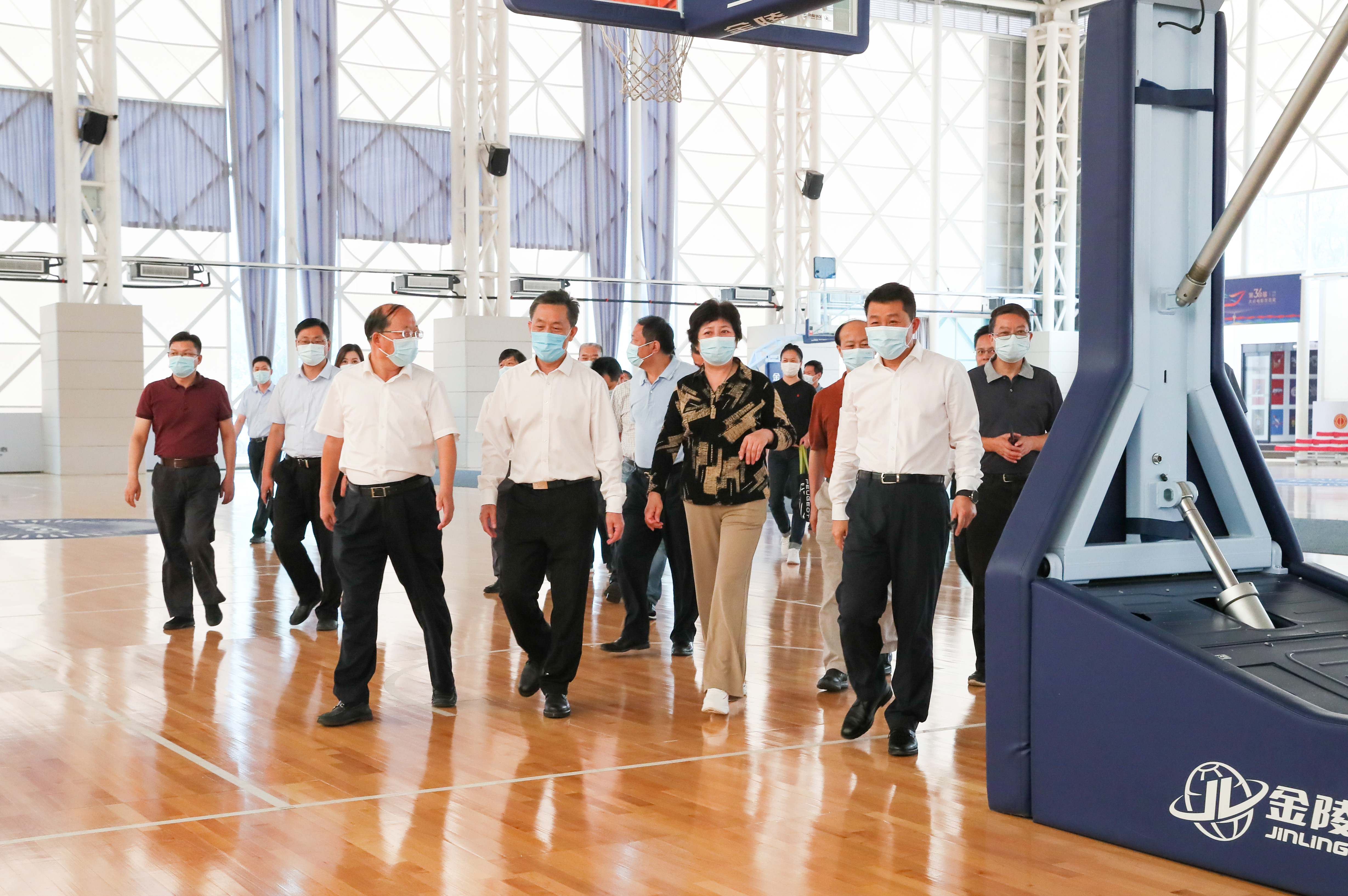 省政協(xié)副主席郭躍進一行來公司調研