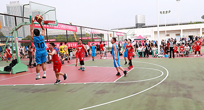 全區(qū)職工籃球聯(lián)賽開幕(圖2) 全區(qū)職工籃球聯(lián)賽開幕(圖2)