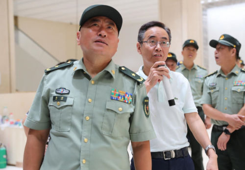 馬濤視察武漢軍運會開閉幕式籌備工作(圖3) 馬濤視察武漢軍運會開閉幕式籌備工作(圖3)