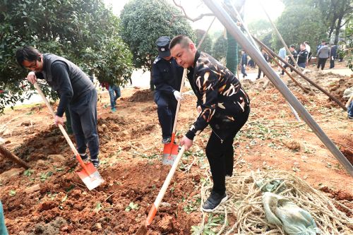 體育中心開展植樹活動(dòng)</br>建香樟大道為軍運(yùn)會建設(shè)添綠(圖2) 體育中心開展植樹活動(dòng)</br>建香樟大道為軍運(yùn)會建設(shè)添綠(圖2)