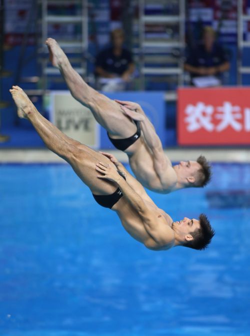 世界杯跳水賽第二日 曹緣/謝思埸險(xiǎn)勝英國組合奪冠(圖3) 世界杯跳水賽第二日 曹緣/謝思埸險(xiǎn)勝英國組合奪冠(圖3)