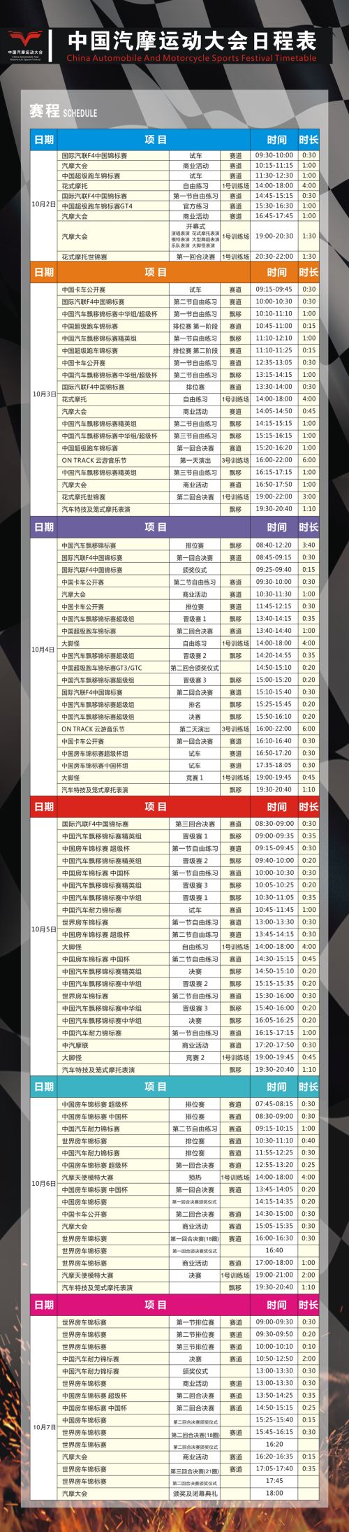 看頂級(jí)車手賽車、聽(tīng)華晨宇唱歌、玩轉(zhuǎn)汽摩現(xiàn)場(chǎng)… 2018汽摩大會(huì)最強(qiáng)攻略出爐啦！(圖1)