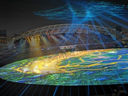 第七屆世界軍人運動會在武漢體育中心隆重開幕 習(xí)近平出席開幕式并宣布運動會開幕(圖7)