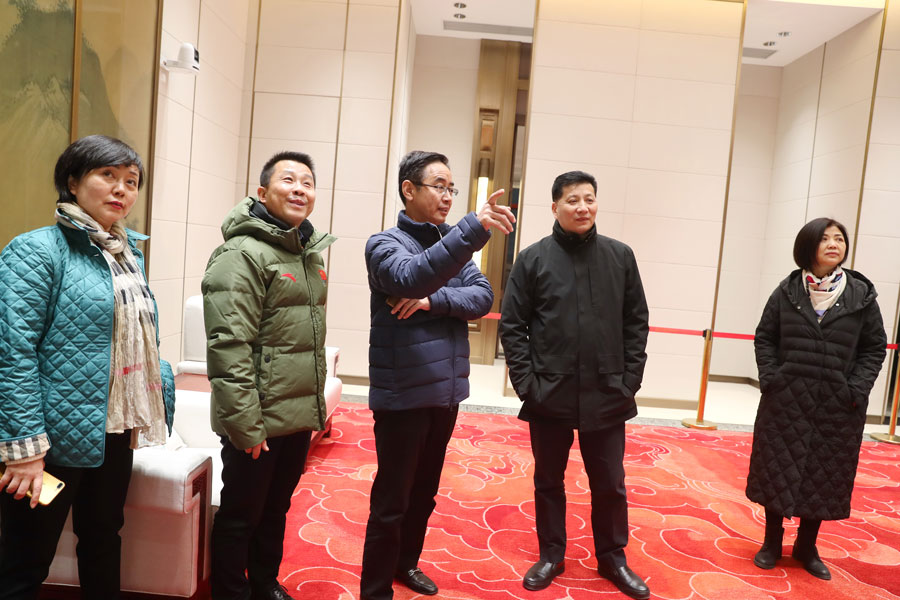 劉誓?？疾煳錆h體育中心 要求加強場館賽后利用(圖5)