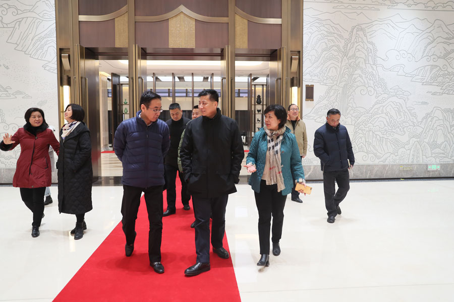 劉誓?？疾煳錆h體育中心 要求加強場館賽后利用(圖1)