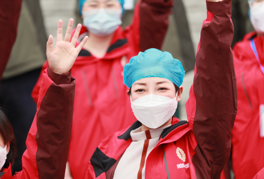 武漢開發(fā)區(qū)體育中心方艙醫(yī)院休艙(圖2) 武漢開發(fā)區(qū)體育中心方艙醫(yī)院休艙(圖2)