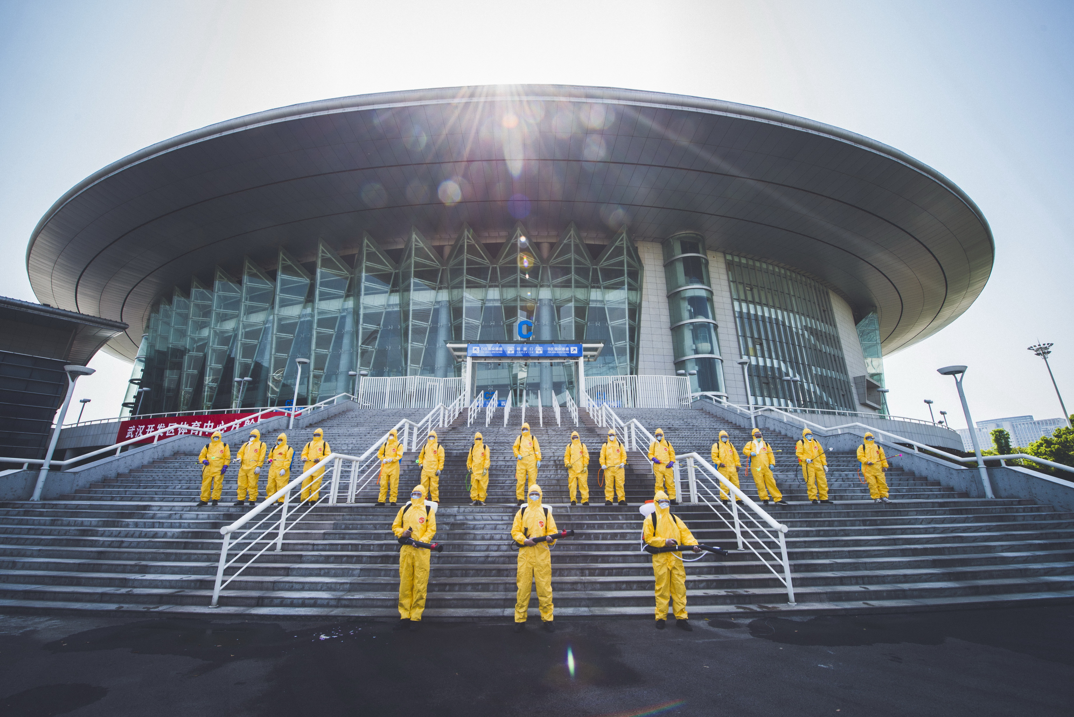 體育館完成第二次消殺(圖1) 體育館完成第二次消殺(圖1)
